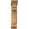 Ekena Millwork Olympic Traditional Smooth Bracket w/ Offset Brace, Western Red Cedar, 5 1/2"W x 18"D x 26"H BKT0604X18X26OLY01SWR - alternate 2